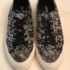 New Converse Gemma Ox Black/Egret, women size 8